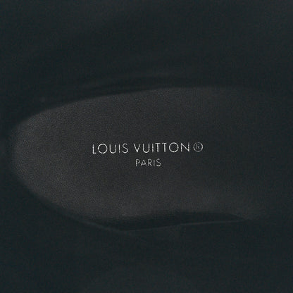 Louis Vuitton Rubber Calfskin Territory Flat Boots 36 Black 7 of 9