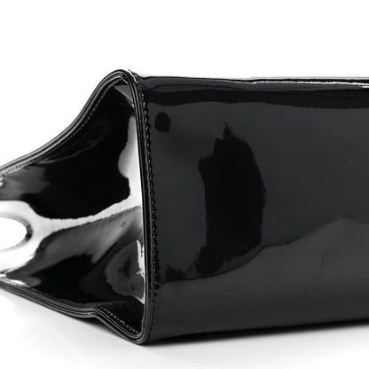 Telfar Patent Vegan Leather Medium Shopping Bag Black 9 of 10