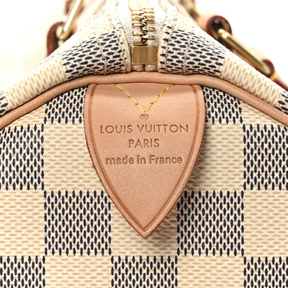 Louis Vuitton Damier Azur Speedy 30 6 of 10