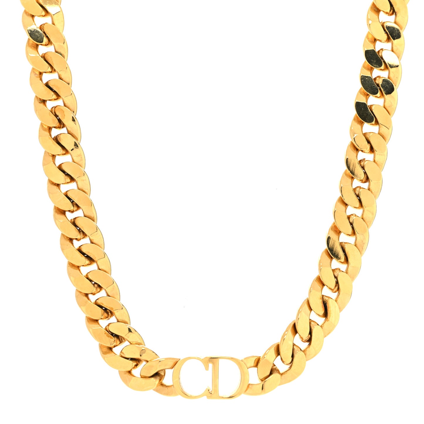 Metal Danseuse Etoile Chain Choker Necklace Gold