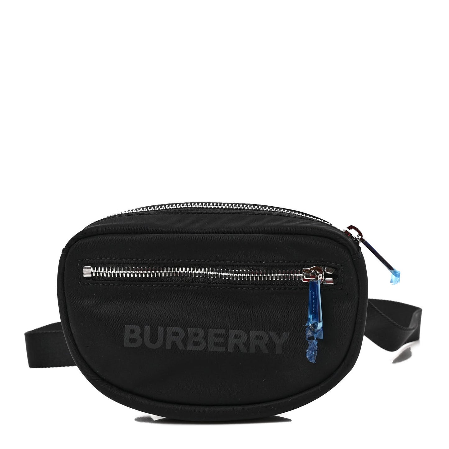 Econyl Logo Print Small Cannon Bum Bag Black
