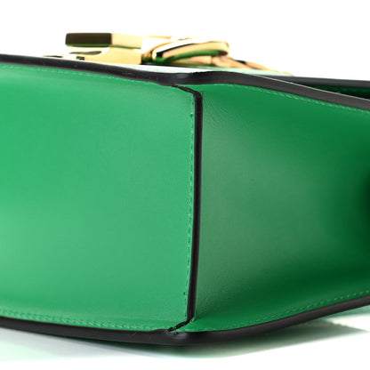 Gucci Vitello Fontanella Web Mini Sylvie Top Handle Bag Synthetic Green Garden 10 of 12
