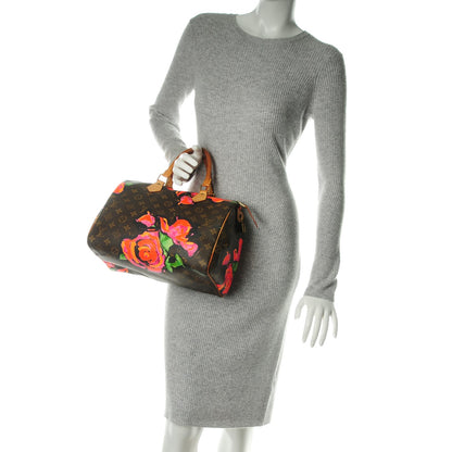 Louis Vuitton Monogram Roses Speedy 30 2 of 10