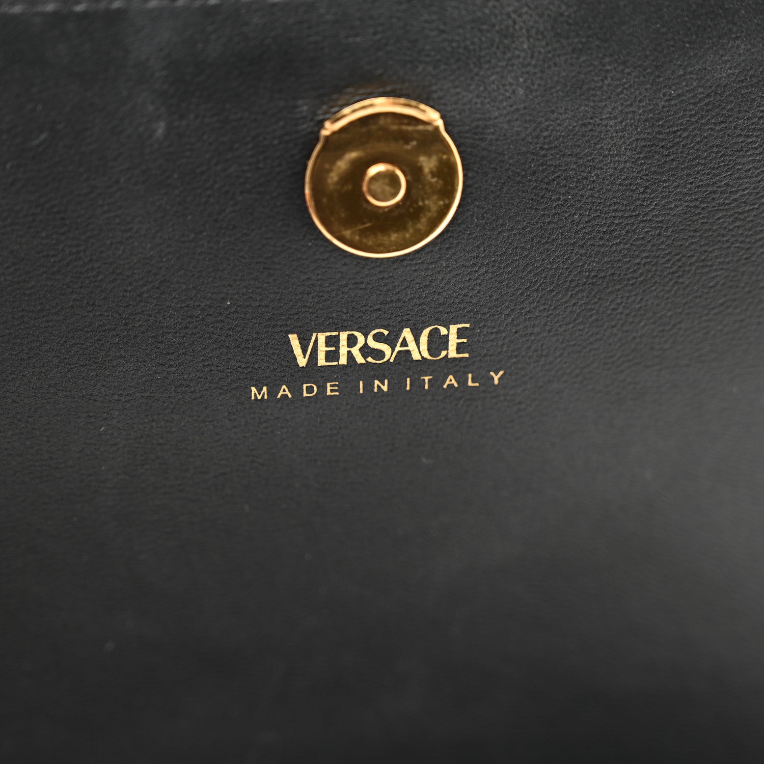 Versace Nappa Quilted Virtus Clutch Bag Black 7 of 12