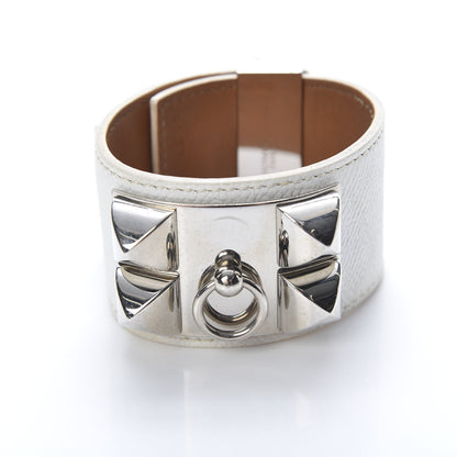 Hermes Epsom Collier de Chien CDC Bracelet S White 8 of 8