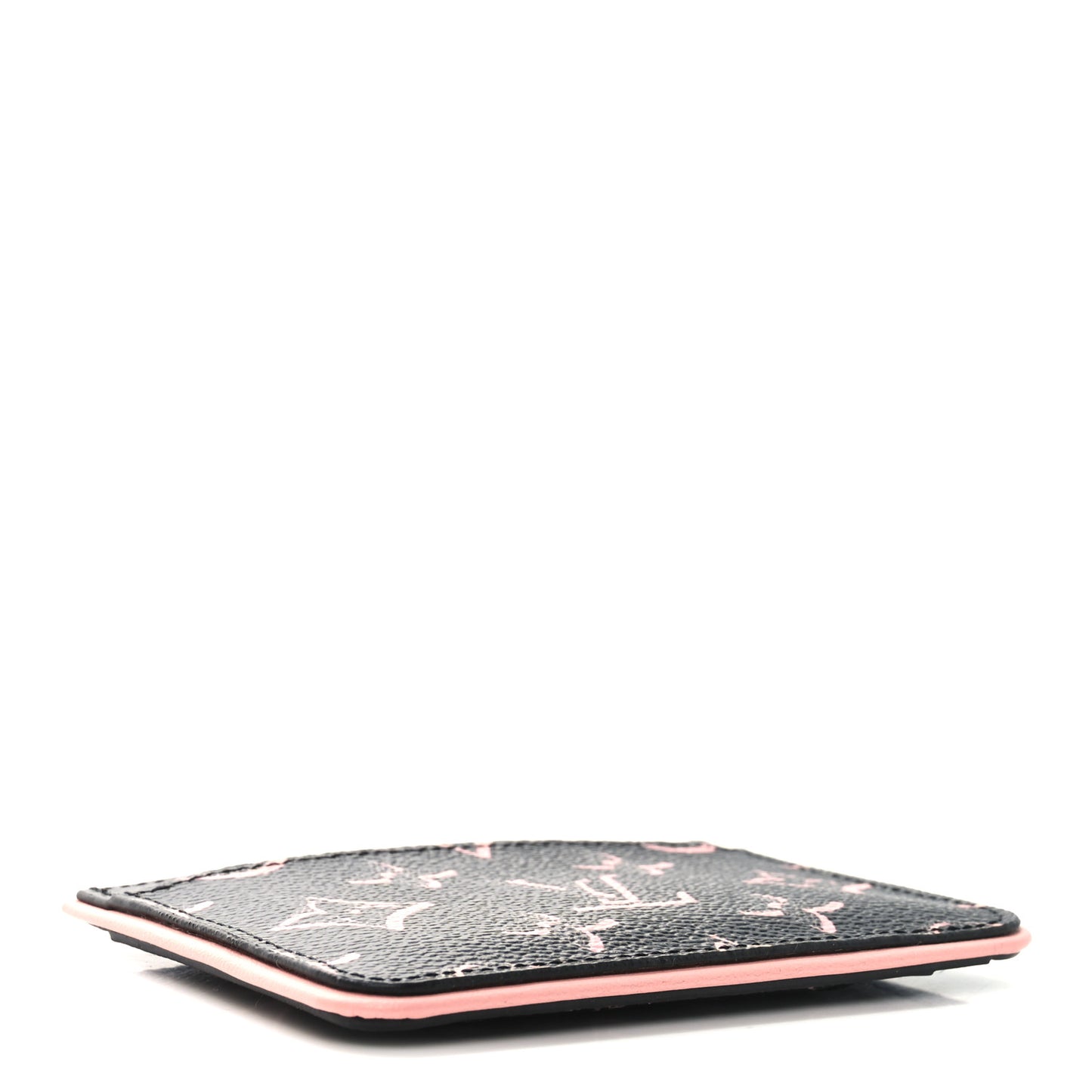 Monogram Fall for You LV Side-Up Card Holder Black