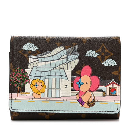Louis Vuitton Monogram 2022 Christmas Animation Seoul Victorine Wallet Fuchsia 1 of 7