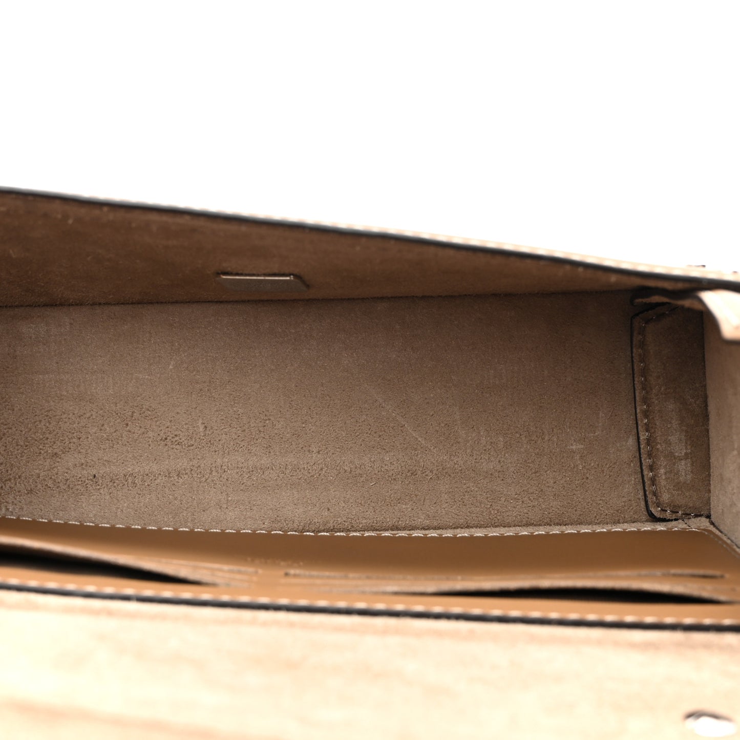 Recycled Fabric Jacquard Vitello King FF 1974 Baguette Soft Trunk Tobacco Moro Sand