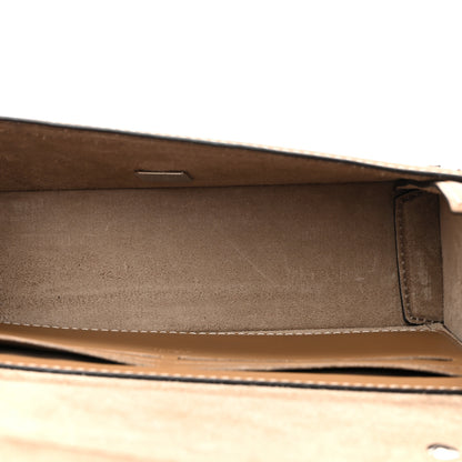 Fendi Recycled Fabric Jacquard Vitello King FF 1974 Baguette Soft Trunk Tobacco Moro Sand 5 of 14