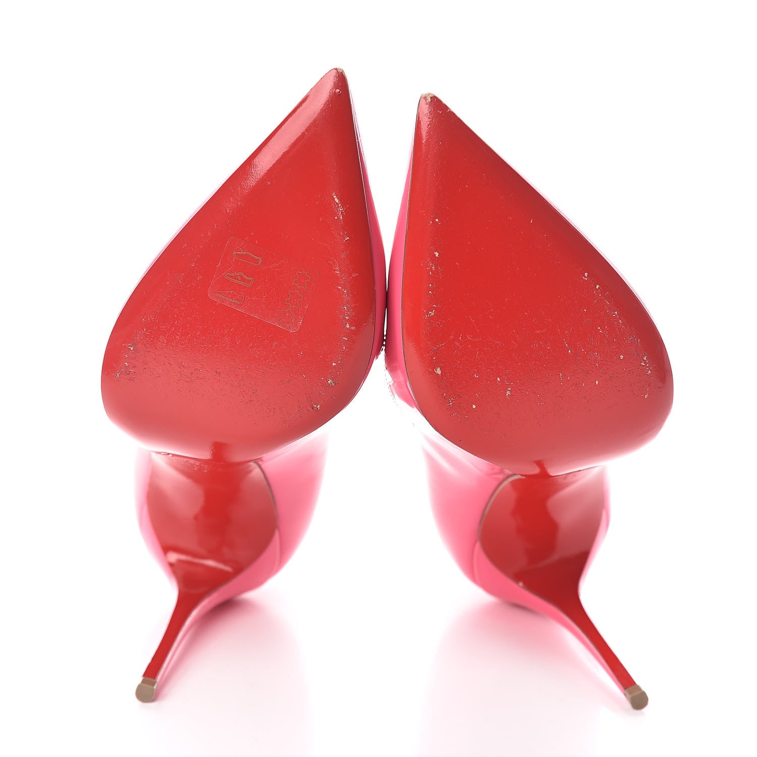 Christian Louboutin Patent Pigalle Follies 100 Pumps 39 Pink 7 of 7