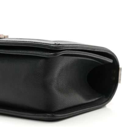 Chanel Calfskin Quilted Medium Boy Flap Black 10 of 10