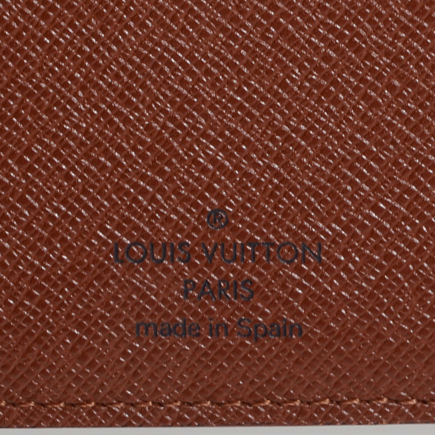 Monogram Desk Agenda Cover