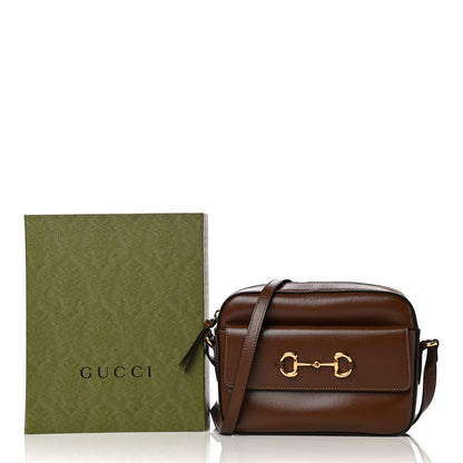 Gucci Azalea Calfskin Small Horsebit 1955 Shoulder Bag Brown Sugar 13 of 13