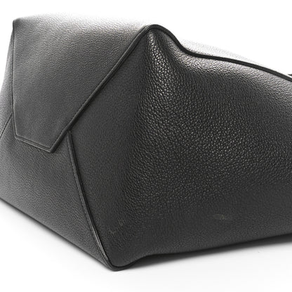 Celine Soft Grained Calfskin Small Belt Cabas Phantom Black 9 of 10