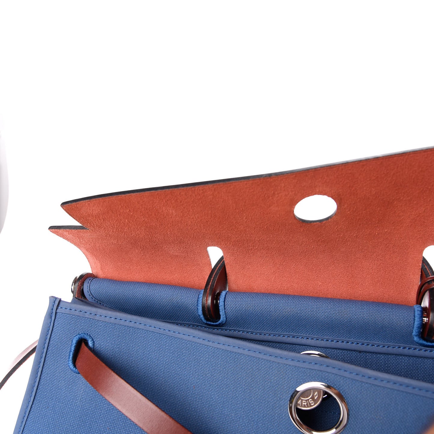 Toile Vache Hunter Herbag Zip 39 MM Bleu Orage Rouge H