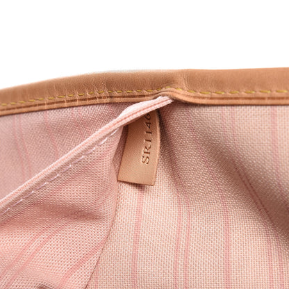 Louis Vuitton Damier Azur Neo Neverfull MM Rose Ballerine 8 of 8