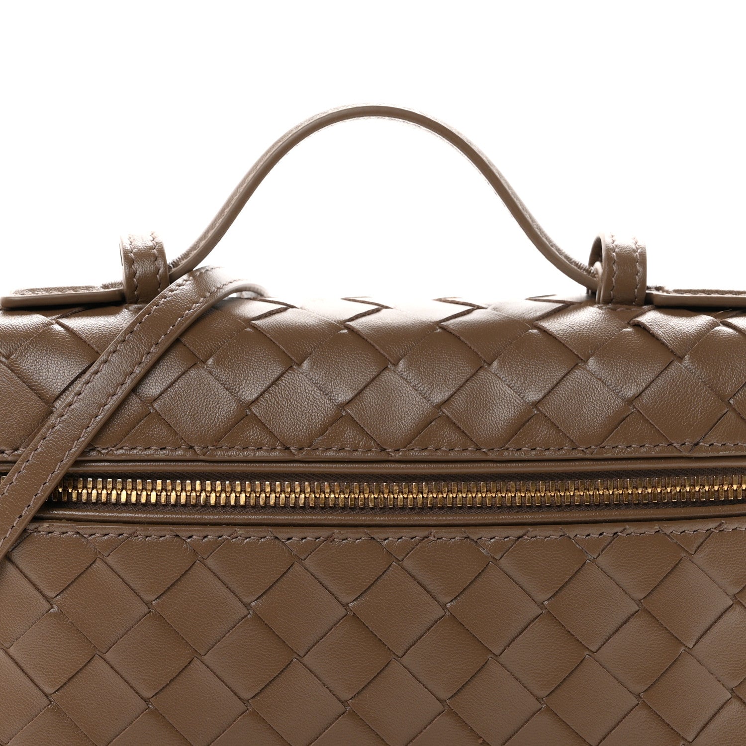 Bottega Veneta Calfskin Intrecciato Bang Bang Vanity Case Pinecone 8 of 10