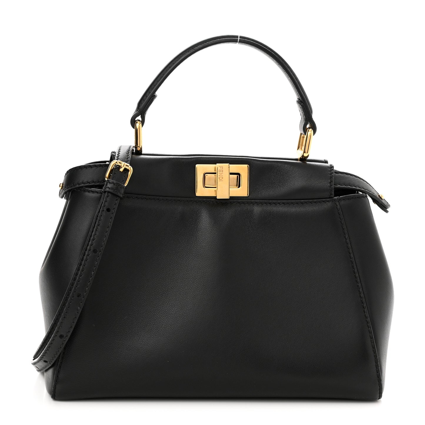 Nappa Mini Peekaboo Iconic Satchel Black