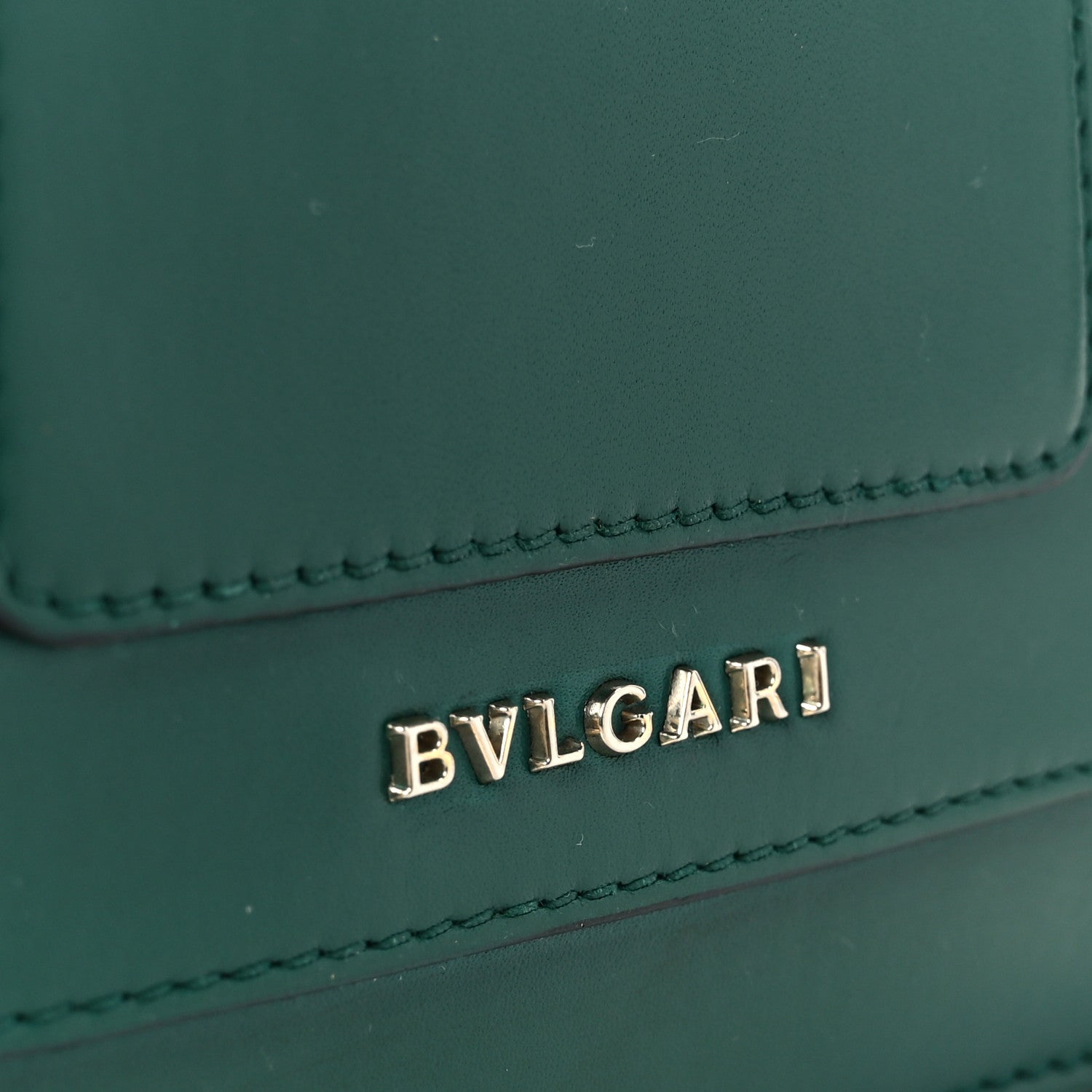 Bulgari Calfskin Small Serpenti Forever Snake Strap Crossbody Bag Emerald Green 8 of 11