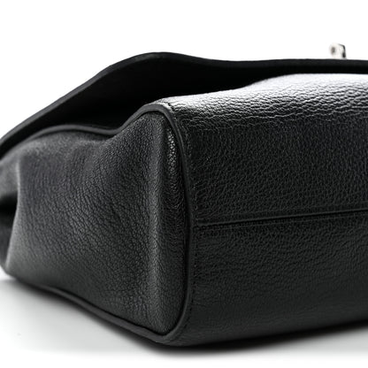 Mulberry Small Classic Grain Calfskin Medium Lily Black 8 of 11