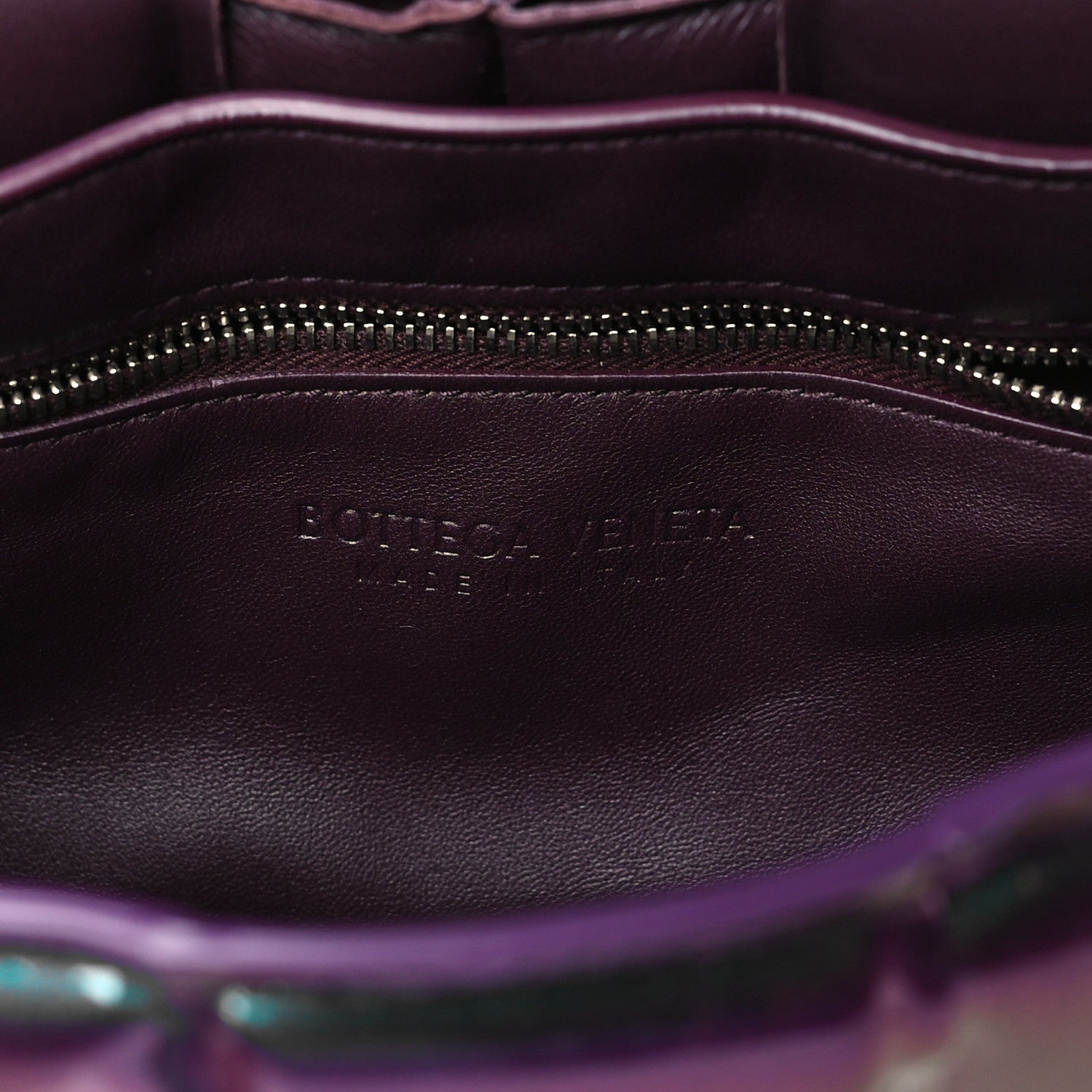 Bottega Veneta Glossy Nail Polish Nappa Maxi Intreccio Padded Cassette Crossbody Bag Holographic 6 of 10