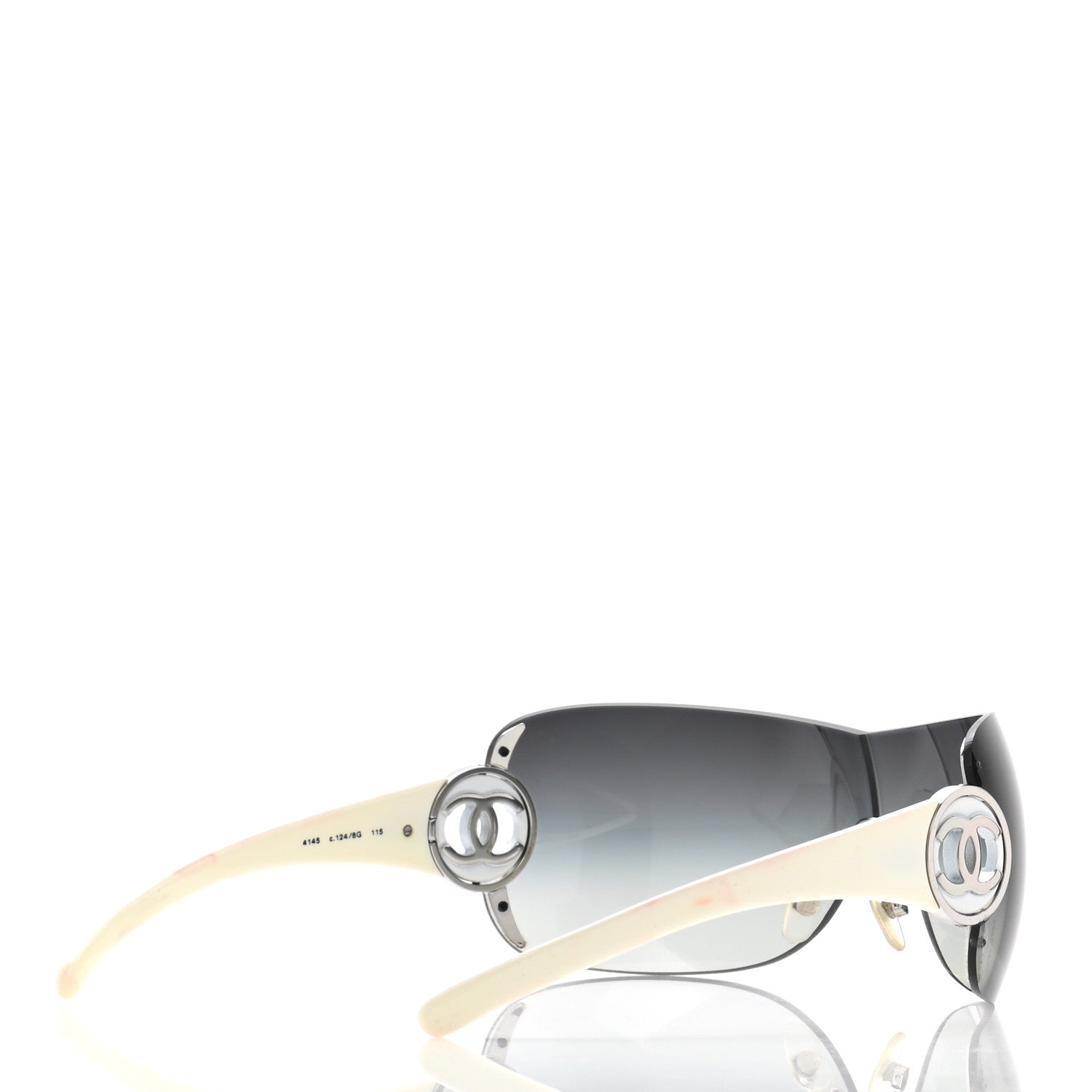 Chanel CC Sunglasses 4145 White 4 of 10