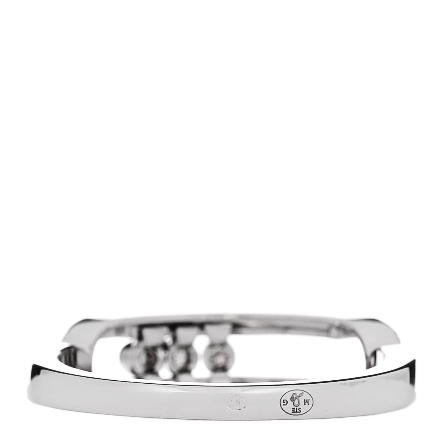 Messika 18K White Gold Diamond Baby Move Pave Ring 54 7 4 of 7