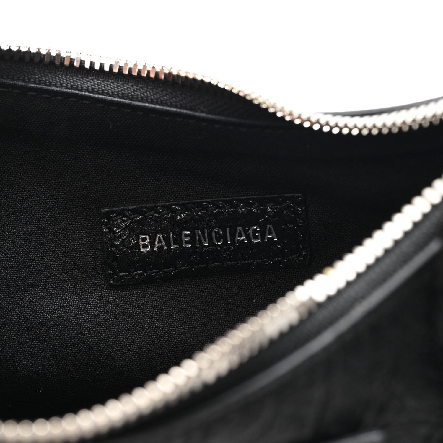 Balenciaga Agneau Arena Le Cagole Chain Shoulder Bag XS Black 7 of 11