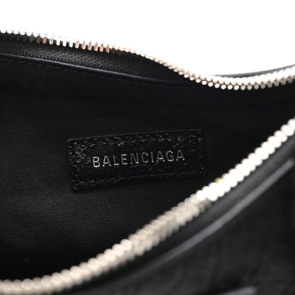 Balenciaga Agneau Arena Le Cagole Chain Shoulder Bag XS Black 7 of 11