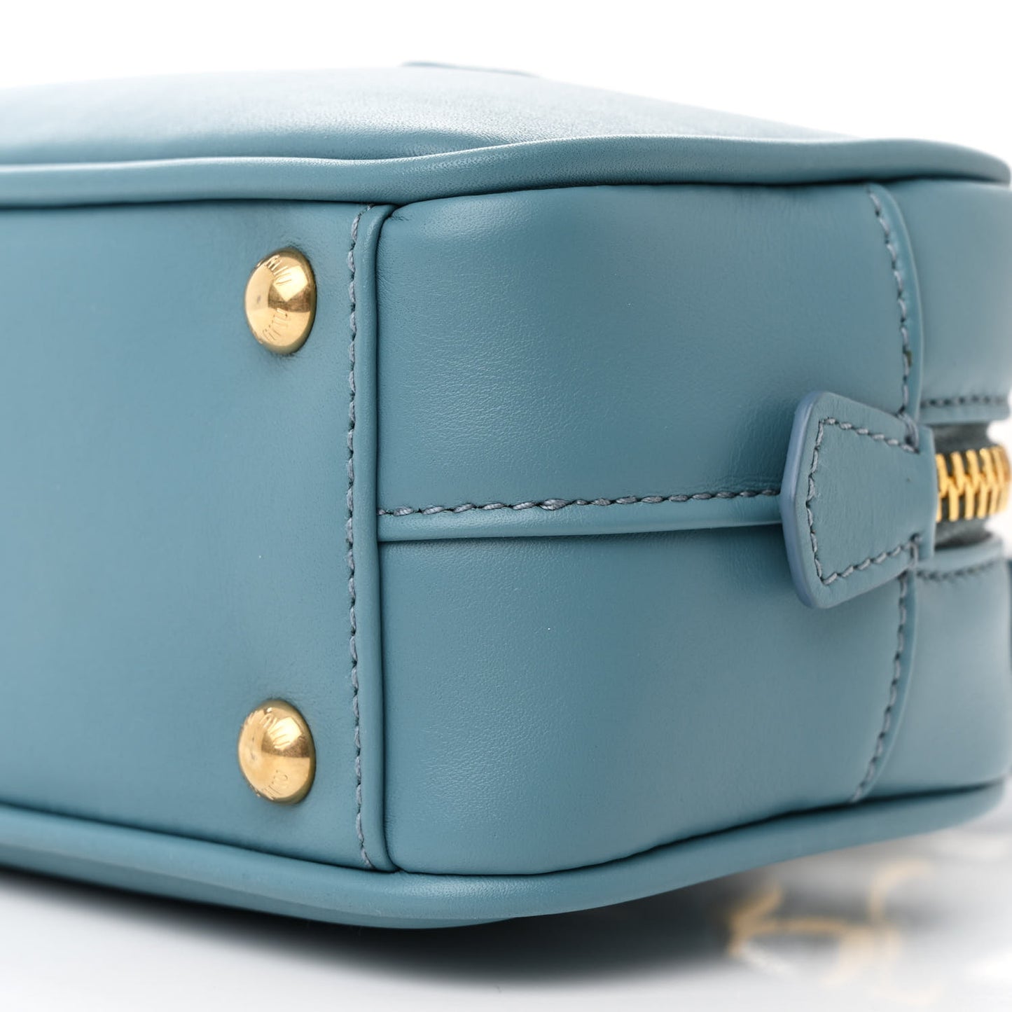 Calfskin Regular Arcadie Top Handle Bag Aqua