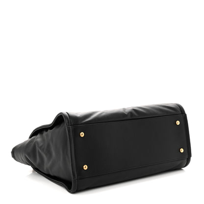 Chanel Calfskin Small Deauville Tote Black 5 of 11