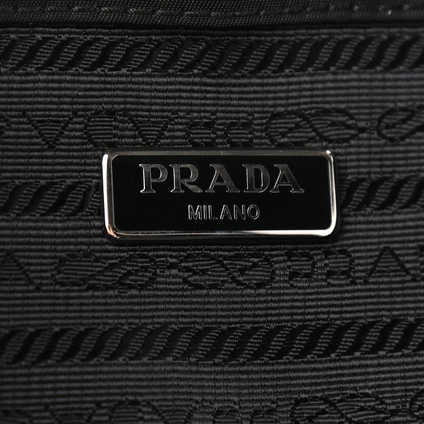Nylon Vela Mini Crossbody Backpack Black