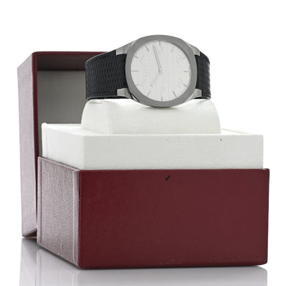 Gucci Stainless Steel Calfskin 38mm 25H Quartz Watch Black 5 of 5
