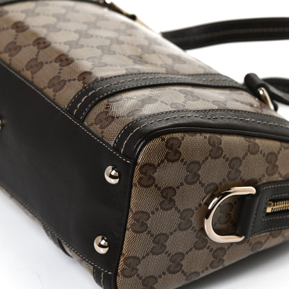 Gucci Crystal Monogram Duchessa Boston Bag Brown 12 of 14