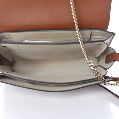 Chloe Suede Calfskin Small Faye Shoulder Bag Tobacco 5 of 11