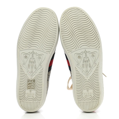 Gucci GG Supreme Monogram Womens Ace Low-Top Sneaker 36 Beige 5 of 10