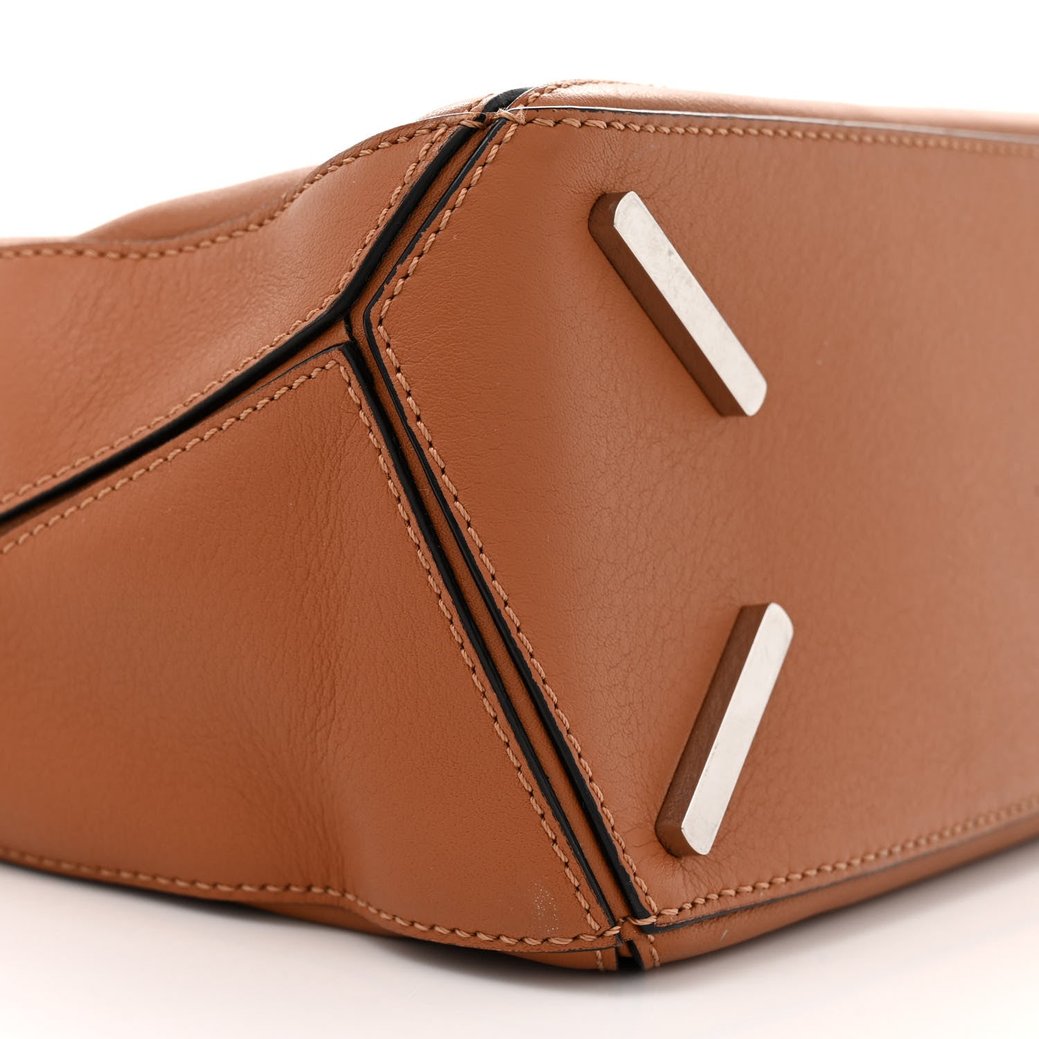 Loewe Calfskin Small Puzzle Bag Tan 9 of 17