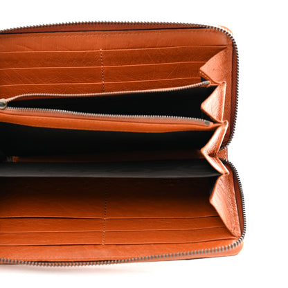 Gucci Snakeskin Ostrich Diana Continental Wallet Butter Ivory Paradise Cloud Natural Gold 5 of 7