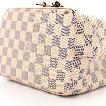 Louis Vuitton Damier Azur Braided Neonoe BB Pink 10 of 10