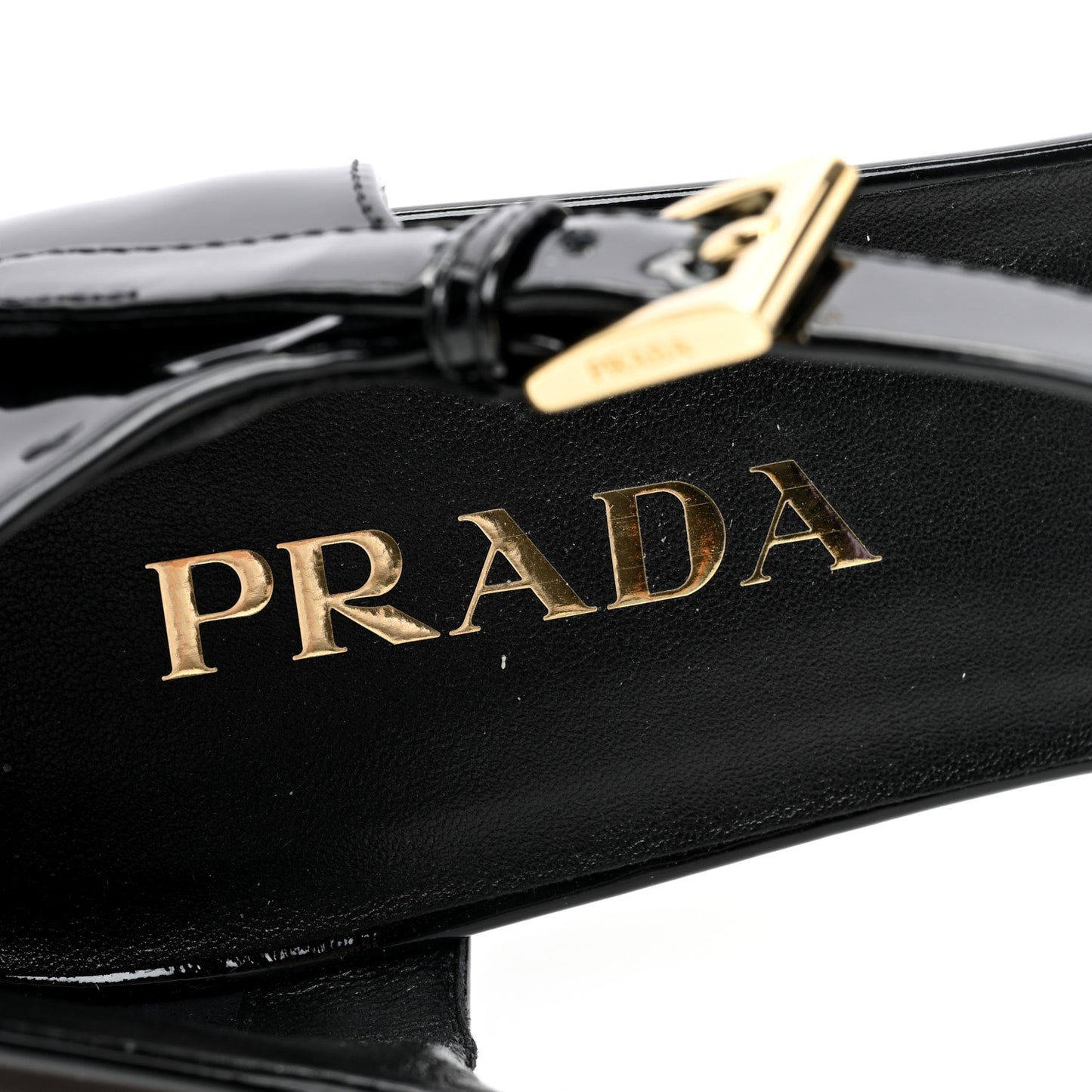 Patent Triangle Squared Toe 35mm Pumps 39 Black