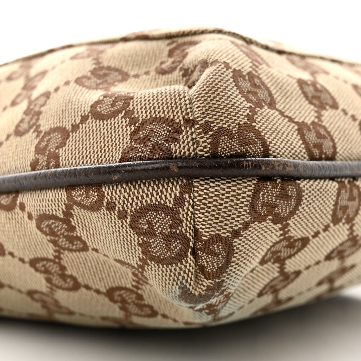 Gucci Monogram Flat Messenger Bag Dark Brown 9 of 17