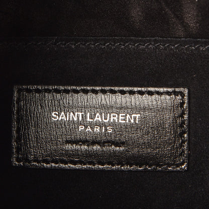 Saint Laurent Calfskin Large Monogram Sunset Black 6 of 7