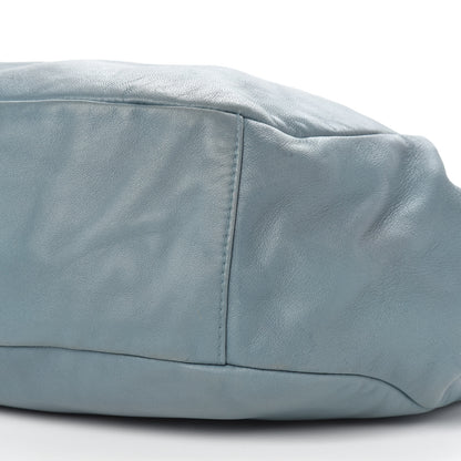 Chanel Lambskin Sensual Hobo Blue 9 of 12