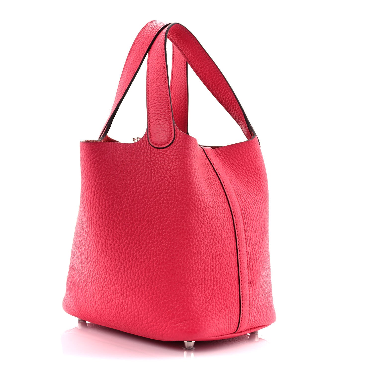 Hermes Taurillon Clemence Picotin Lock 18 PM Rose Extreme 5 of 10