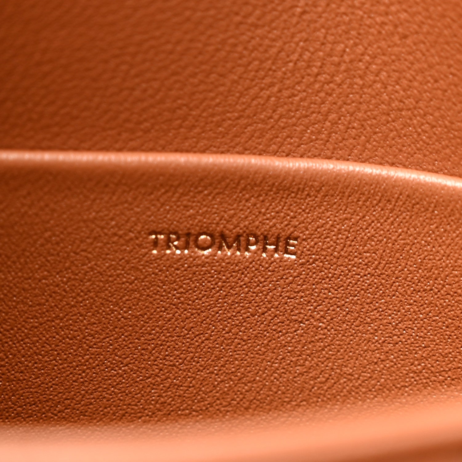 Celine Textile Natural Calfskin Teen Triomphe White Tan 7 of 10