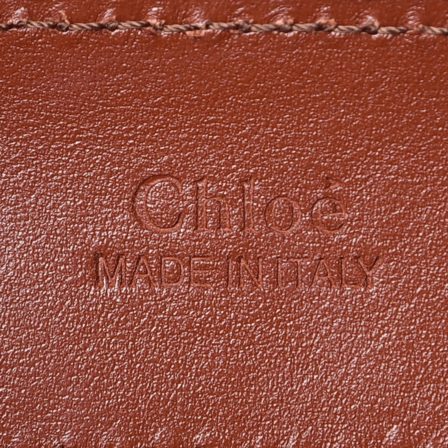Chloe Calfskin Suede C Belt Bag Sepia Brown 13 of 14