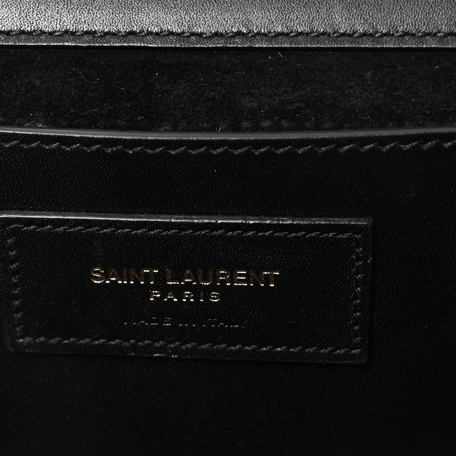 Saint Laurent Smooth Calfskin Medium Classic Monogram Kate Tassel Satchel Black 6 of 9