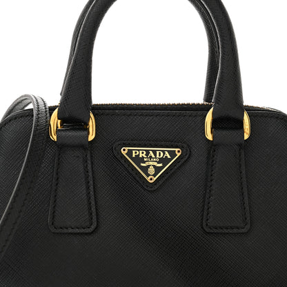 Prada Saffiano Lux Mini Promenade Tote Black 8 of 11