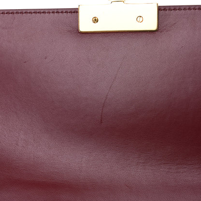 Christian Dior Grained Calfskin 30 Montaigne Flap Bag Red Brick 12 of 20