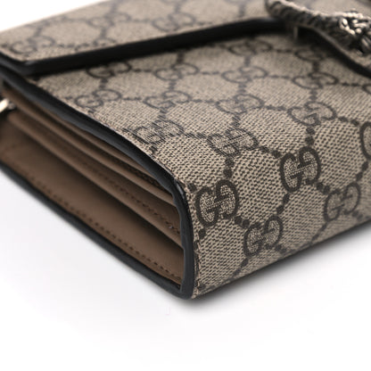 Gucci GG Supreme Monogram Dionysus Chain Wallet 9 of 13